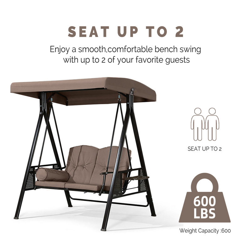 Red Barrel Studio® Brentley Porch Swing with Canopy & Reviews Wayfair